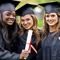 Students at Graduation